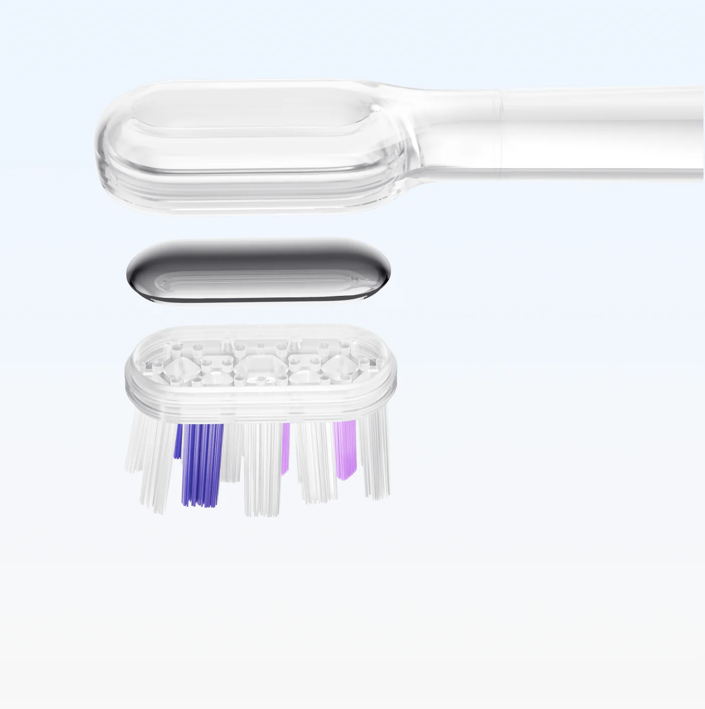 Насадки для зубной щетки с системой уменьшения вибрации