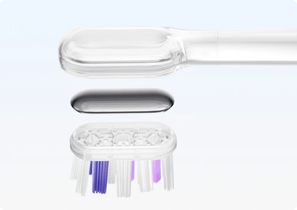 Насадки для зубной щетки с системой уменьшения вибрации